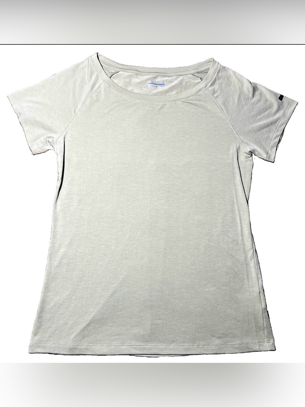 Columbia Women's Athletic Stretch Crew Neck Short Sleeve T-Shirt Gray XS XL9475